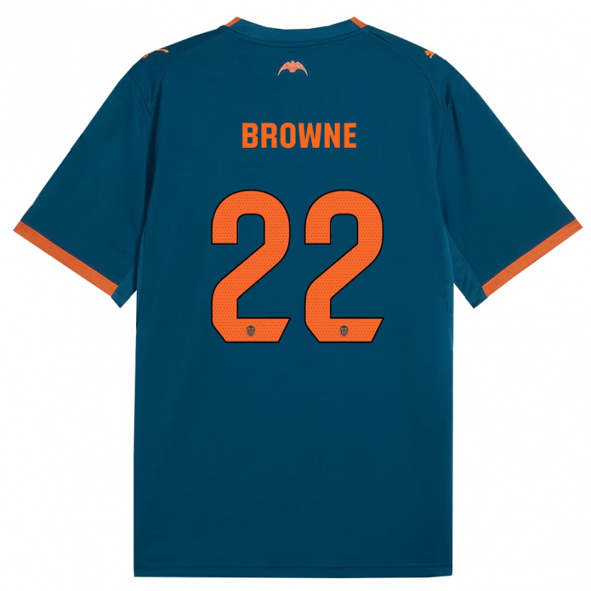ילדים כדורגל Phoenetia Browne #22 כחול דודג' כתום הרחק ג'רזי 2026/27