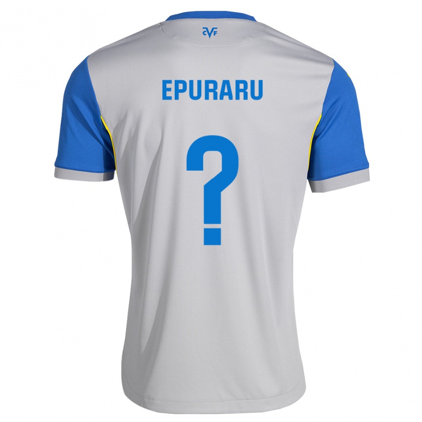 ילדים כדורגל Alexandru Epuraru #0 כחול דודג' אפור הרחק ג'רזי 2026/27