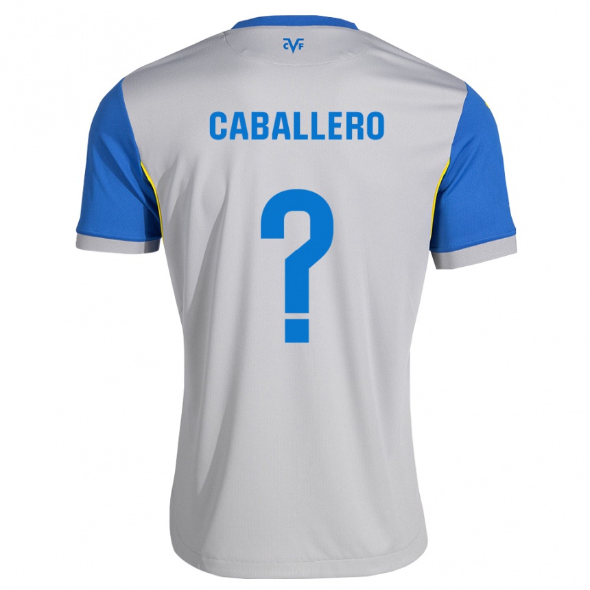 ילדים כדורגל Jesús Caballero #0 כחול דודג' אפור הרחק ג'רזי 2026/27