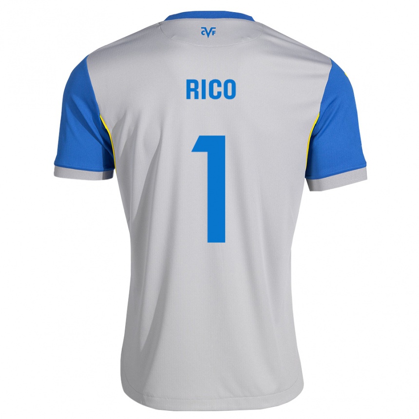 ילדים כדורגל Leo Rico #1 כחול דודג' אפור הרחק ג'רזי 2026/27