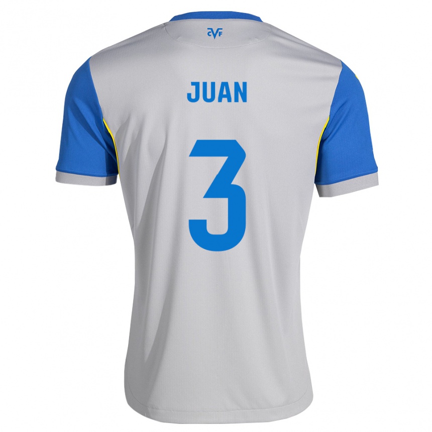 ילדים כדורגל Sergi Juan #3 כחול דודג' אפור הרחק ג'רזי 2026/27