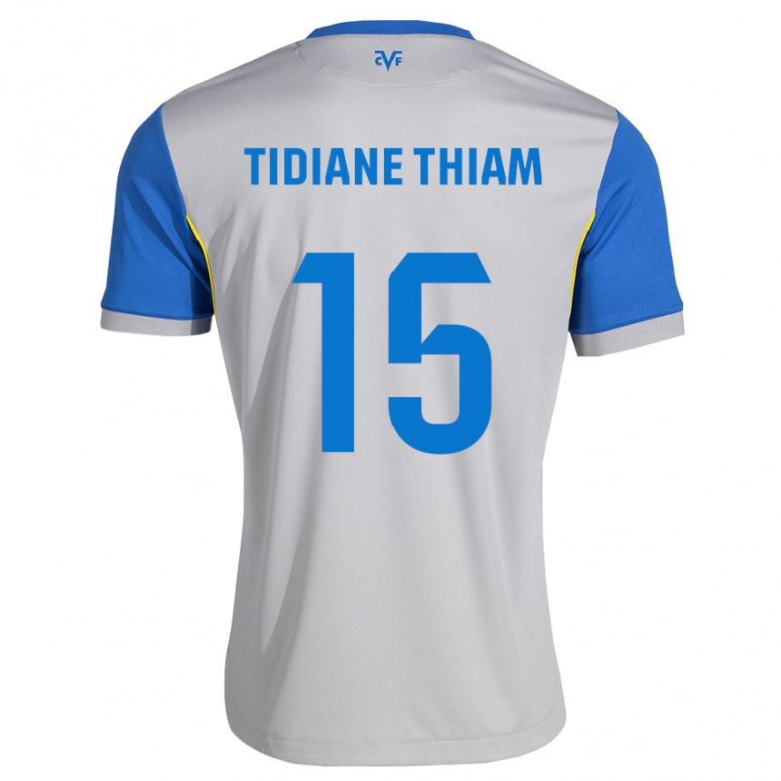 ילדים כדורגל Cheikh Tidiane Thiam #15 כחול דודג' אפור הרחק ג'רזי 2026/27