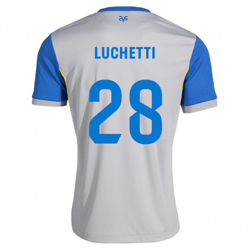 ילדים כדורגל Danilo Luchetti #28 כחול דודג' אפור הרחק ג'רזי 2026/27