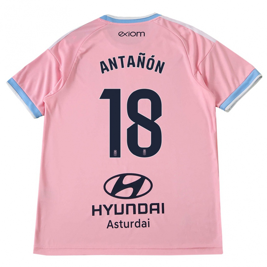 ילדים כדורגל Lucas Antañón #18 כחול תירס ורוד הרחק ג'רזי 2026/27