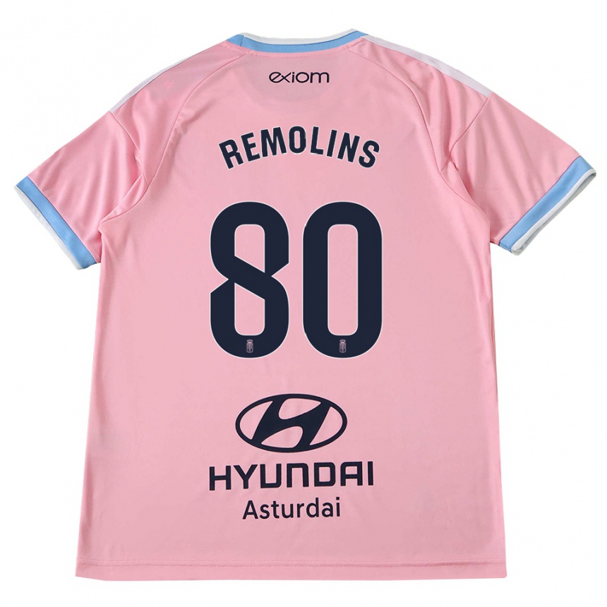 ילדים כדורגל Ot Remolins #80 כחול תירס ורוד הרחק ג'רזי 2026/27