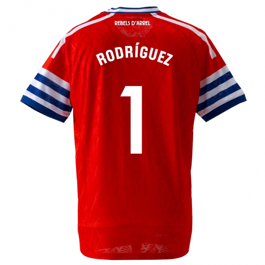 ילדים כדורגל Joel Rodríguez #1 כחול מלכותי אדום הרחק ג'רזי 2026/27