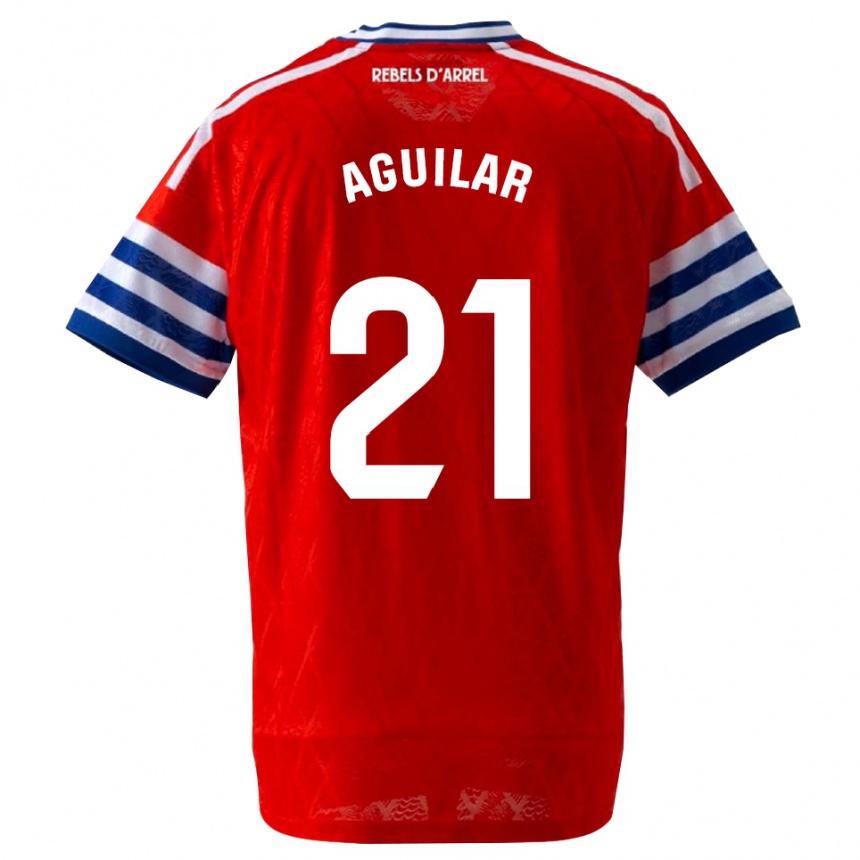 ילדים כדורגל Rubén Aguilar #21 כחול מלכותי אדום הרחק ג'רזי 2026/27 ילדים כדורגל Rubén Aguilar #21 כחול מלכותי אדום הרחק ג'רזי 2026/27