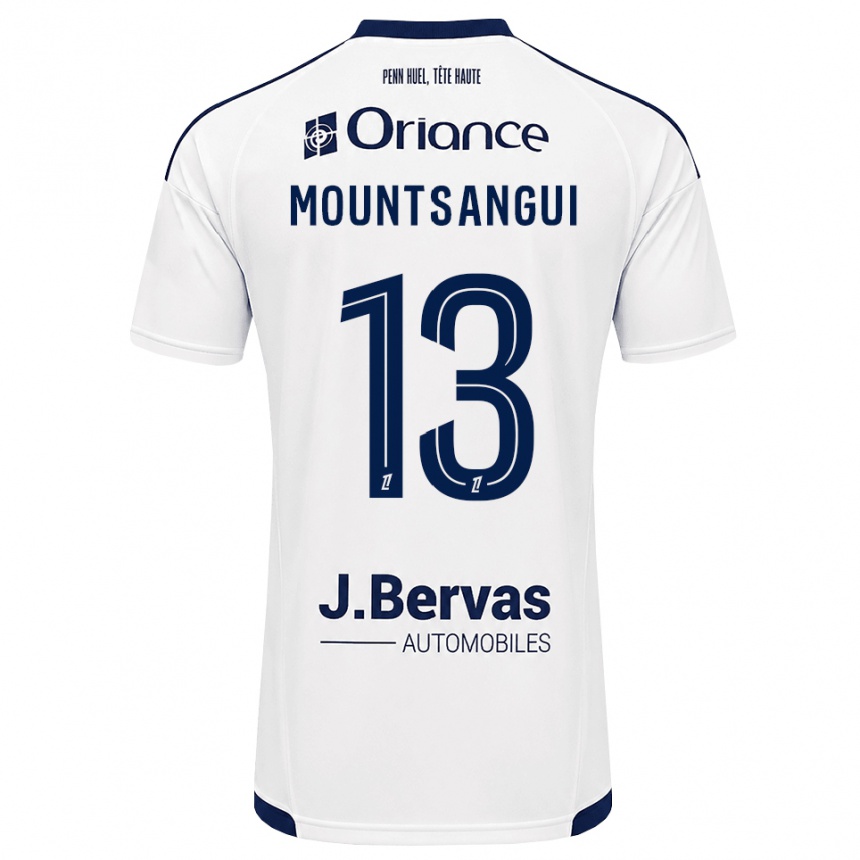 ילדים כדורגל Warren Mountsangui #13 כחול צי לבן הרחק ג'רזי 2026/27 ילדים כדורגל Warren Mountsangui #13 כחול צי לבן הרחק ג'רזי 2026/27