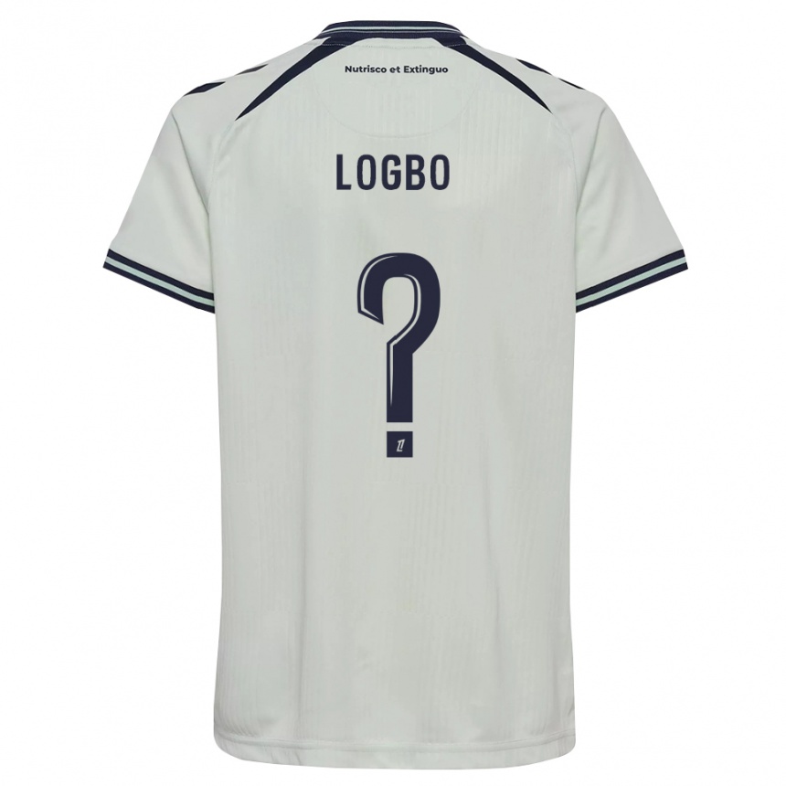 ילדים כדורגל Andy Logbo #0 כחול חצות לבן הרחק ג'רזי 2026/27