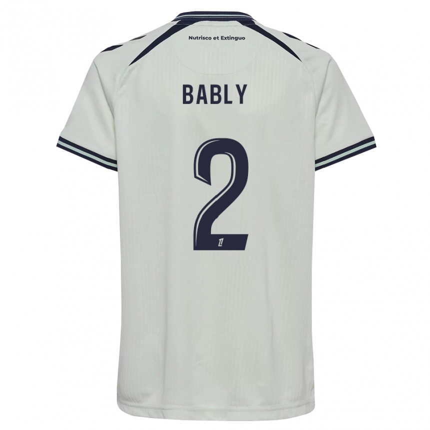 ילדים כדורגל Emmanuel Bably #2 כחול חצות לבן הרחק ג'רזי 2026/27