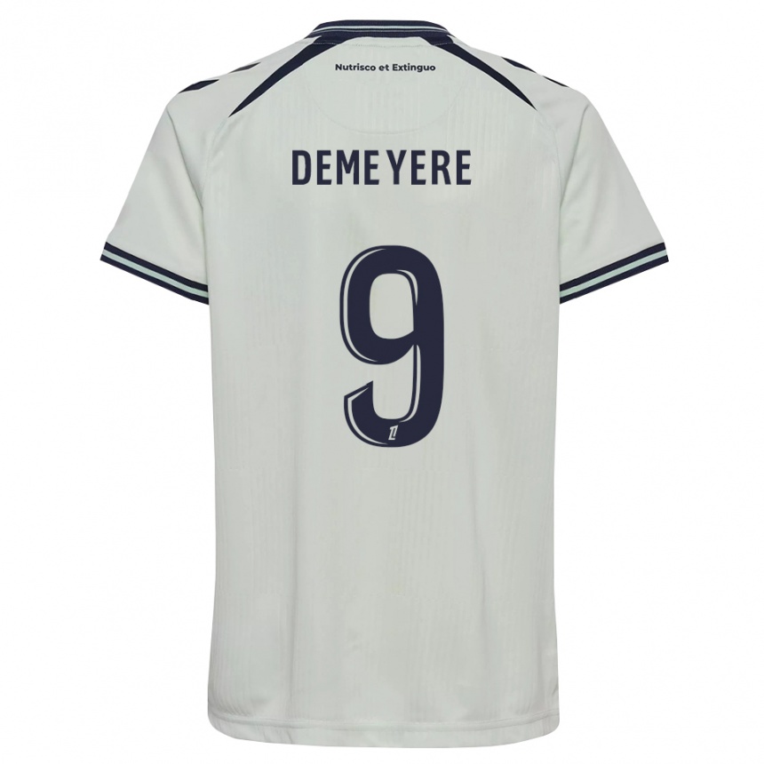 ילדים כדורגל סילקה דמייר #9 כחול חצות לבן הרחק ג'רזי 2026/27