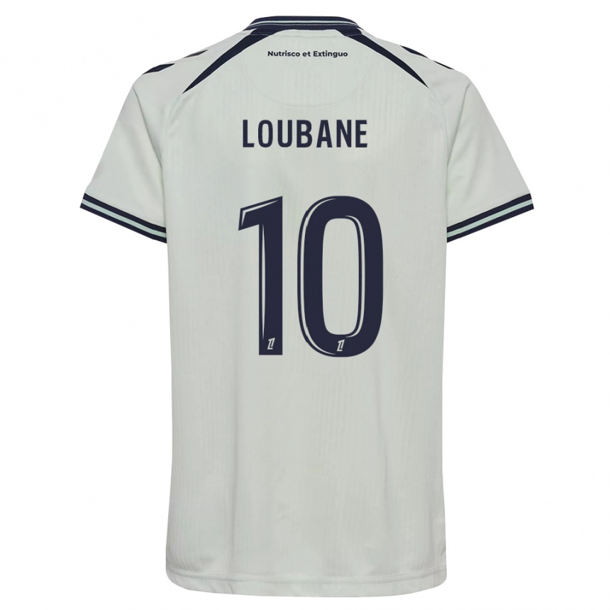 ילדים כדורגל Yassine Loubane #10 כחול חצות לבן הרחק ג'רזי 2026/27