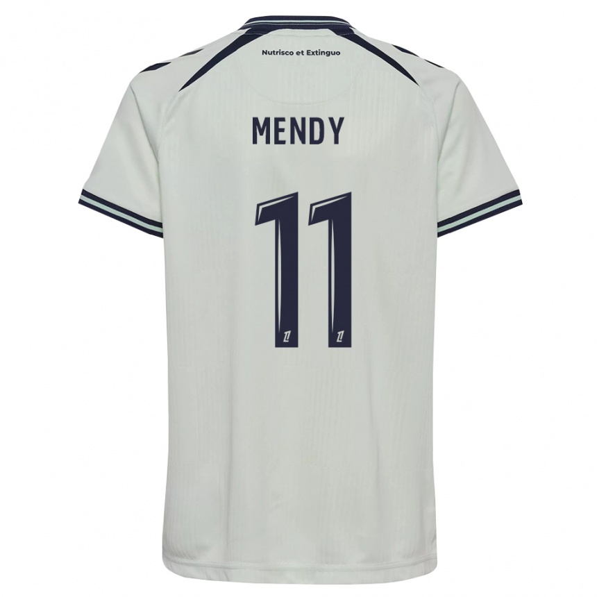 ילדים כדורגל Mélinda Mendy #11 כחול חצות לבן הרחק ג'רזי 2026/27