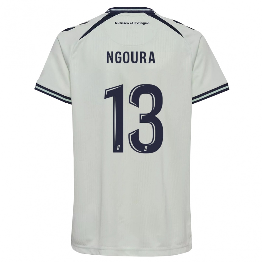 ילדים כדורגל Steve Ngoura #13 כחול חצות לבן הרחק ג'רזי 2026/27