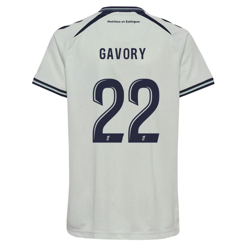 ילדים כדורגל Christy Gavory #22 כחול חצות לבן הרחק ג'רזי 2026/27