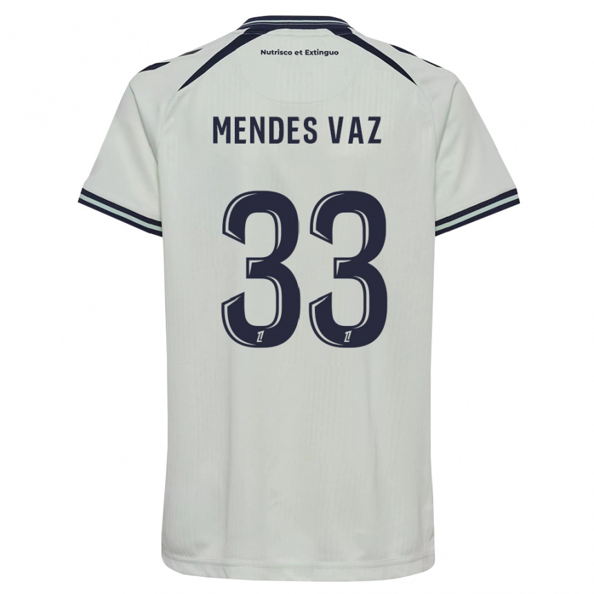 ילדים כדורגל Hernâni Mendes Vaz #33 כחול חצות לבן הרחק ג'רזי 2026/27