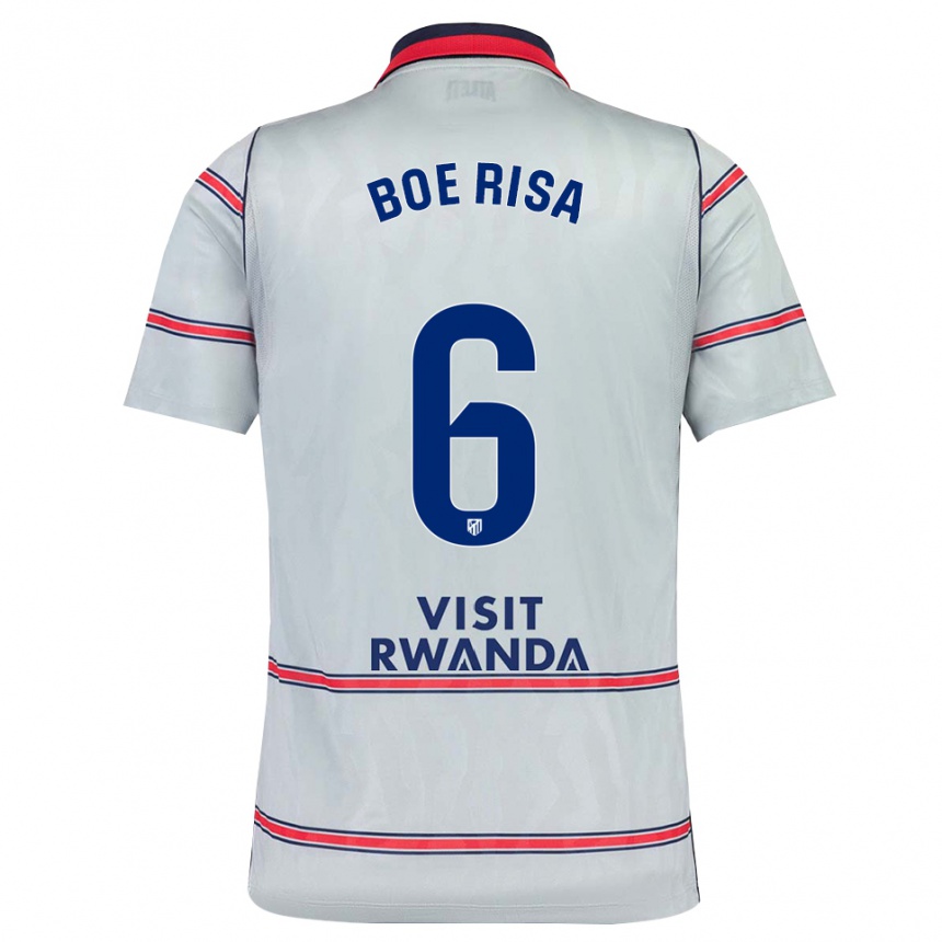 ילדים כדורגל Vilde Bøe Risa #6 אפור אדום כחול צי ג'רזי קיט שלישי 2026/27