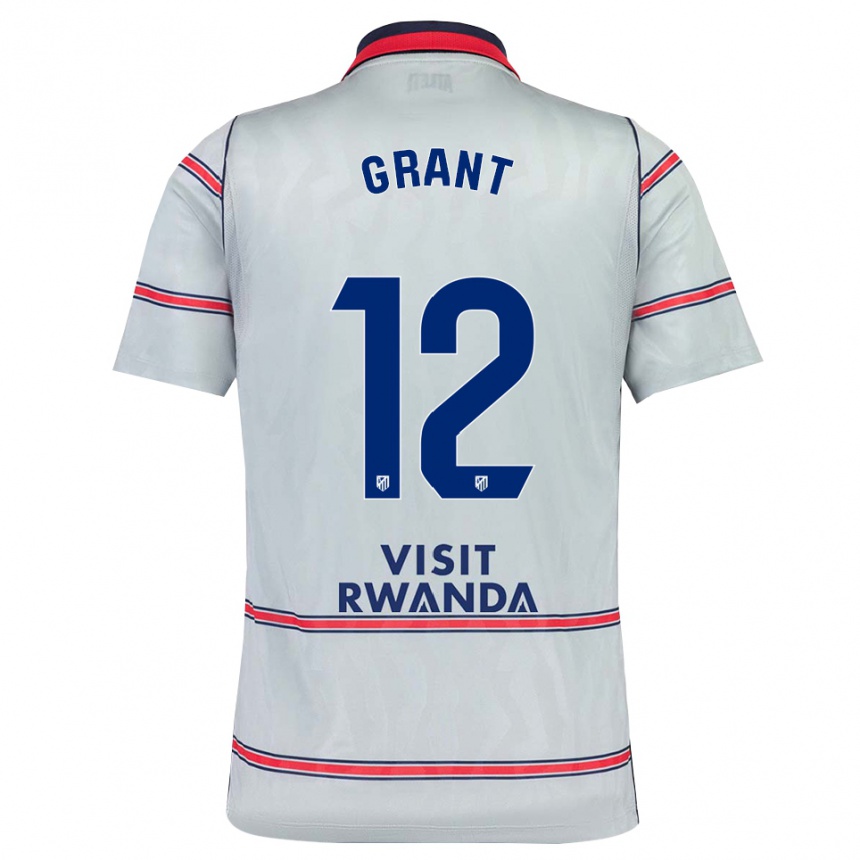 ילדים כדורגל Cristian Grant #12 אפור אדום כחול צי ג'רזי קיט שלישי 2026/27