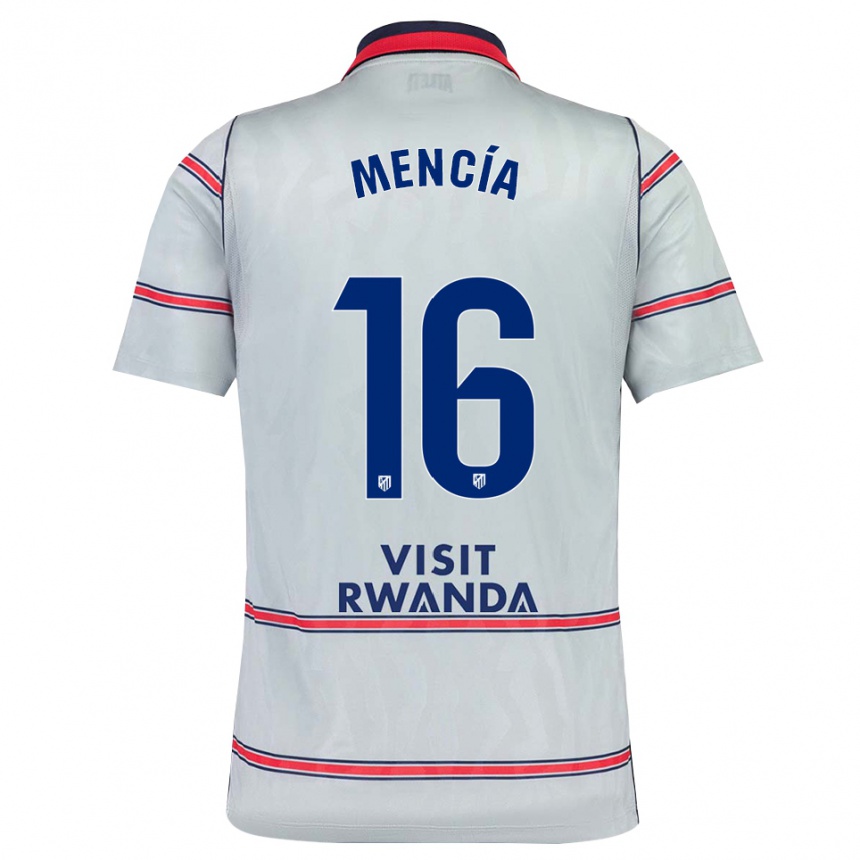 ילדים כדורגל Ian Mencía #16 אפור אדום כחול צי ג'רזי קיט שלישי 2026/27