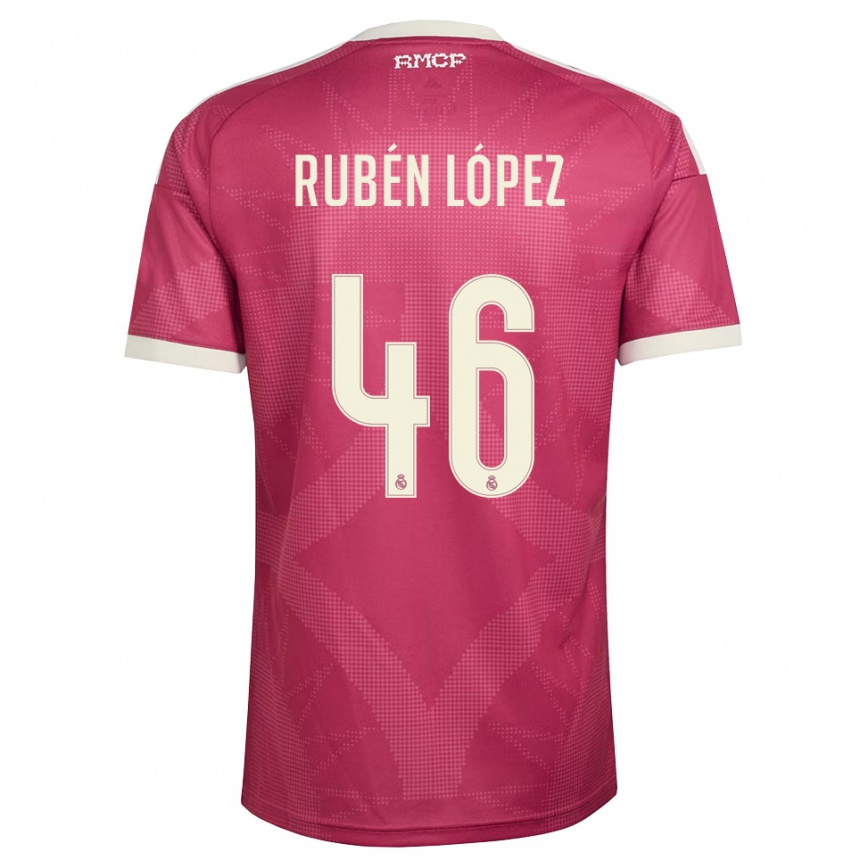 ילדים כדורגל Rubén López #46 אדום סגול חיוור לבן ג'רזי קיט שלישי 2026/27 ילדים כדורגל Rubén López #46 אדום סגול חיוור לבן ג'רזי קיט שלישי 2026/27