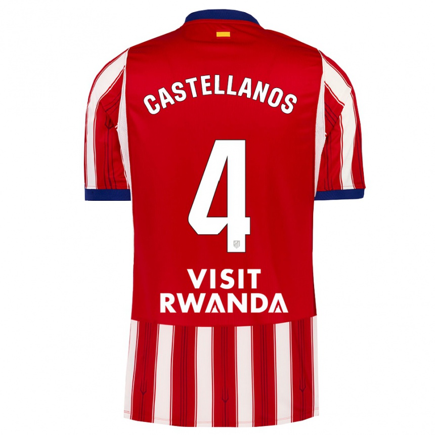 גברים כדורגל Iván Castellanos #4 כחול מלכותי אדום לבן ג'רזי ביתית 2026/27