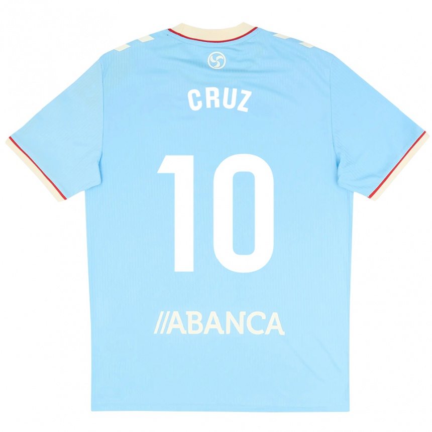 גברים כדורגל Tati Cruz #10 כחול שמיים לבן אדום ג'רזי ביתית 2026/27 גברים כדורגל Tati Cruz #10 כחול שמיים לבן אדום ג'רזי ביתית 2026/27