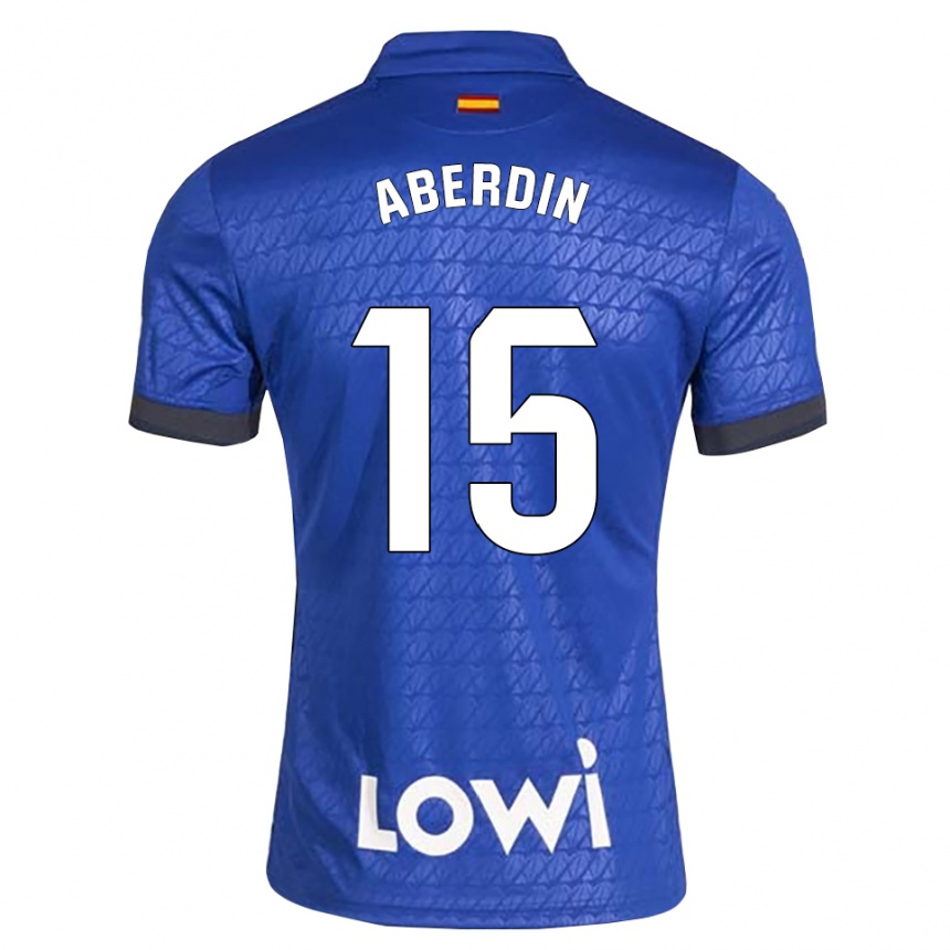 גברים כדורגל Nabil Aberdin #15 לבן כחול שחור ג'רזי ביתית 2026/27 גברים כדורגל Nabil Aberdin #15 לבן כחול שחור ג'רזי ביתית 2026/27