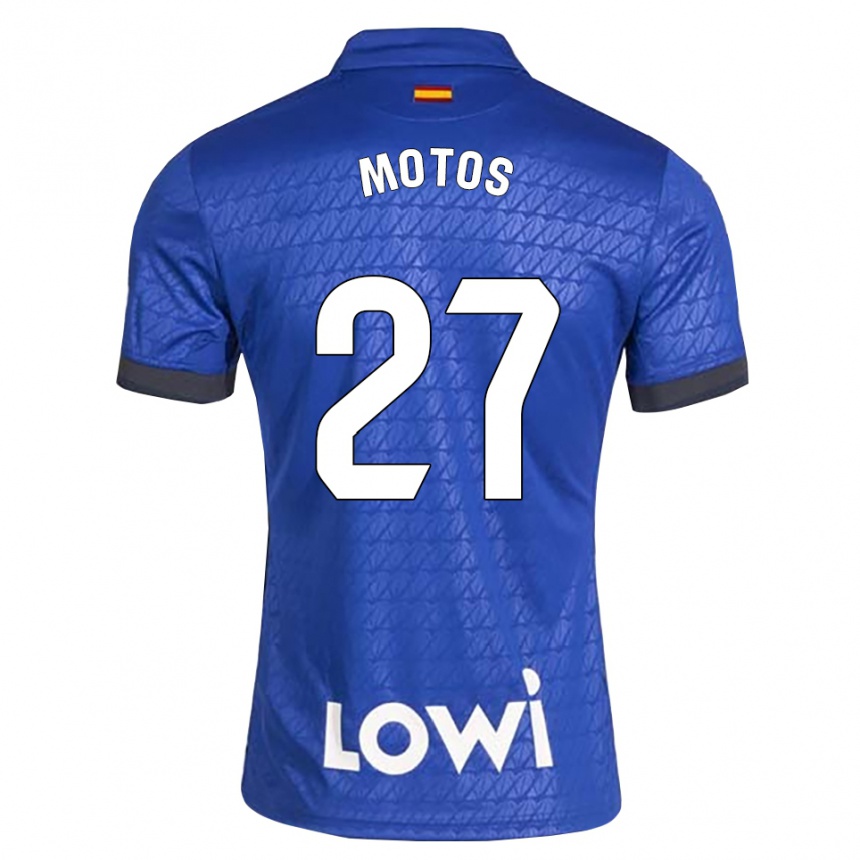 גברים כדורגל Israel Motos #27 לבן כחול שחור ג'רזי ביתית 2026/27