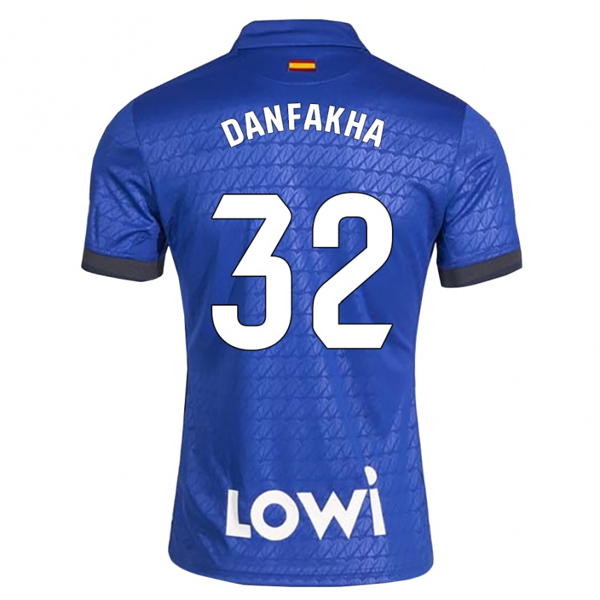 גברים כדורגל Ibrahima Danfakha #32 לבן כחול שחור ג'רזי ביתית 2026/27