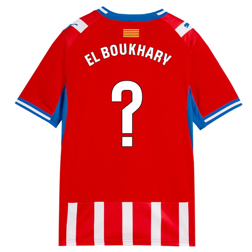 גברים כדורגל Abdellah El Boukhary #0 אדום לבן כחול שמיים ג'רזי ביתית 2026/27
