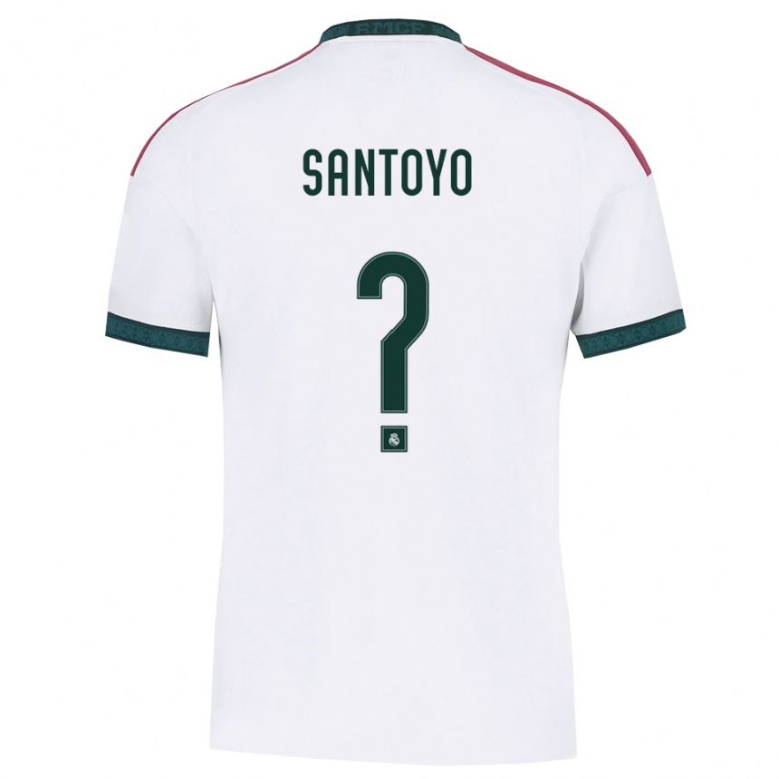 גברים כדורגל Asier Santoyo #0 ירוק כהה לבן אדום ג'רזי ביתית 2026/27