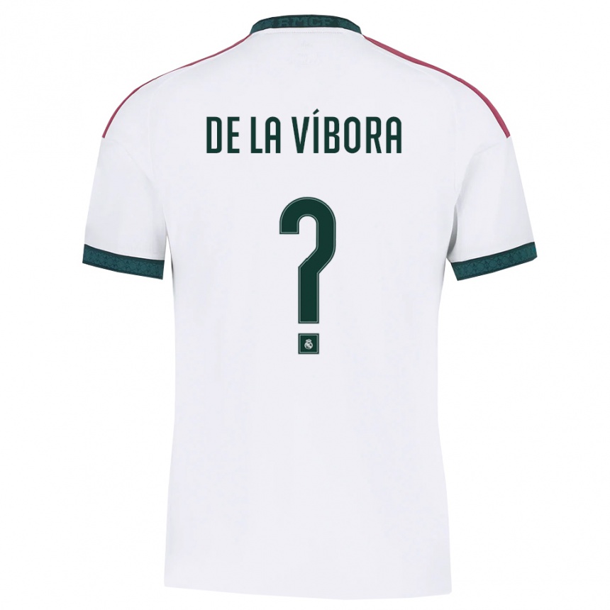 גברים כדורגל David De La Víbora #0 ירוק כהה לבן אדום ג'רזי ביתית 2026/27 גברים כדורגל David De La Víbora #0 ירוק כהה לבן אדום ג'רזי ביתית 2026/27