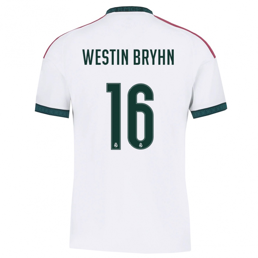 גברים כדורגל Leon Westin Bryhn #16 ירוק כהה לבן אדום ג'רזי ביתית 2026/27