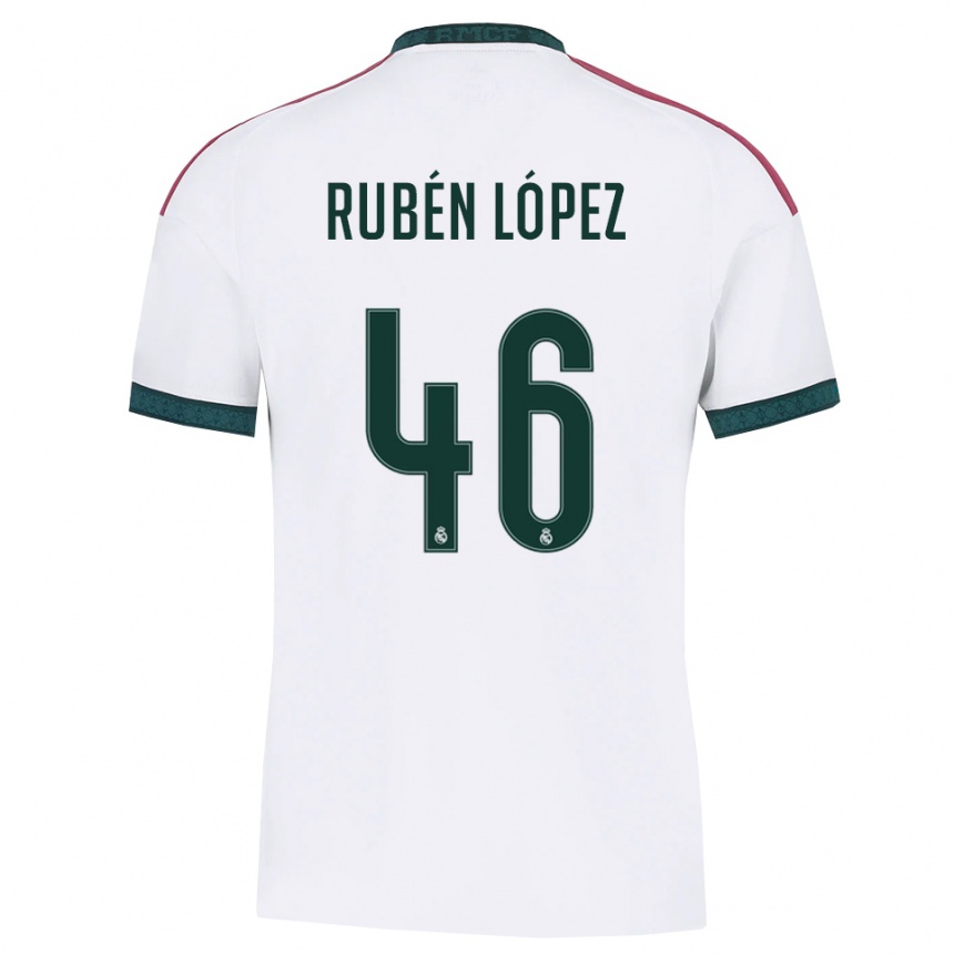 גברים כדורגל Rubén López #46 ירוק כהה לבן אדום ג'רזי ביתית 2026/27