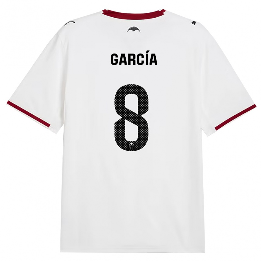 גברים כדורגל Víctor García #8 שחור לבן אדום צהוב ג'רזי ביתית 2026/27 גברים כדורגל Víctor García #8 שחור לבן אדום צהוב ג'רזי ביתית 2026/27
