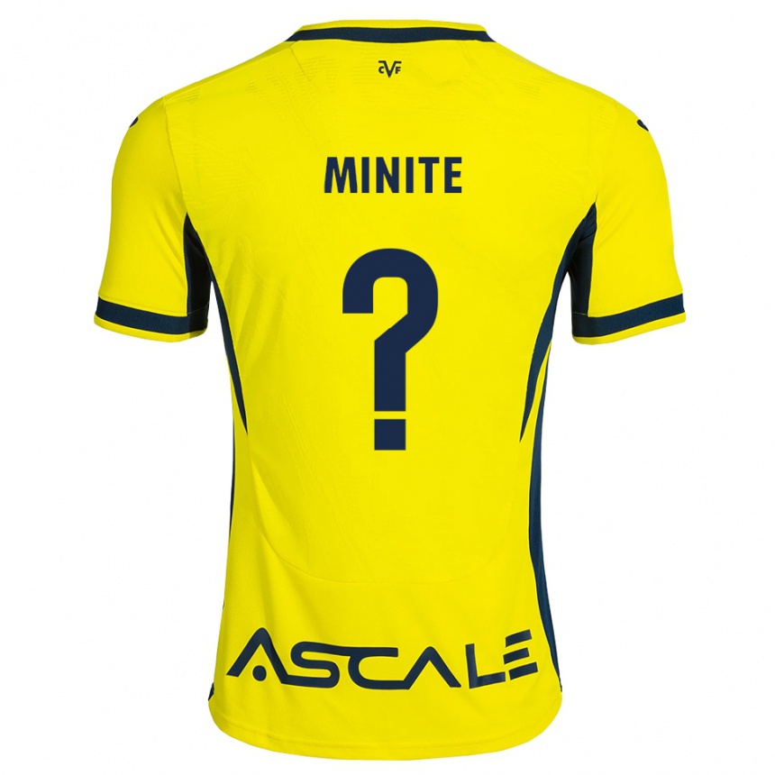 גברים כדורגל Madiba Minite #0 צהוב שחור אדום ג'רזי ביתית 2026/27