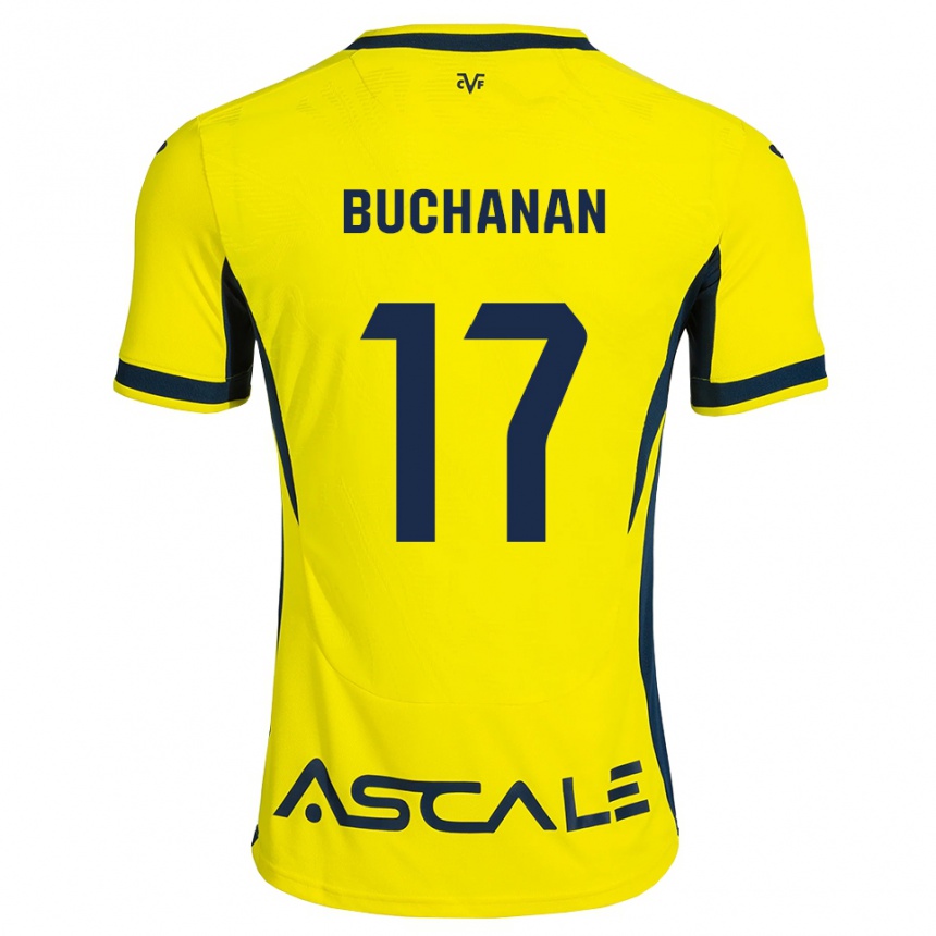 גברים כדורגל טייג'ון ביוקנן #17 צהוב שחור אדום ג'רזי ביתית 2026/27 גברים כדורגל טייג'ון ביוקנן #17 צהוב שחור אדום ג'רזי ביתית 2026/27