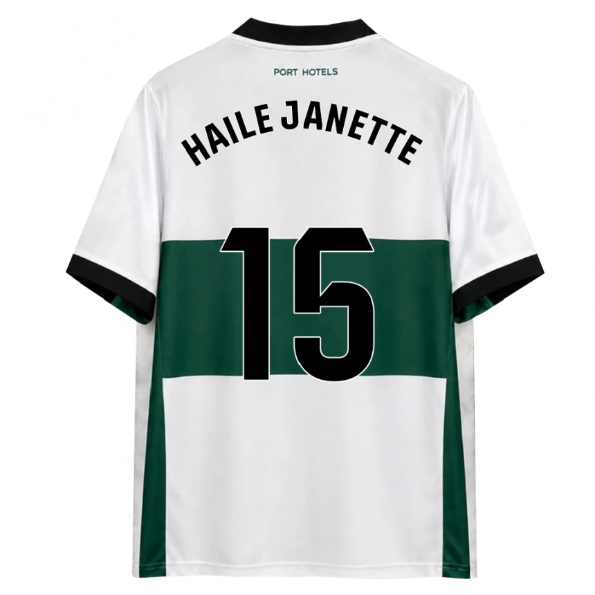 גברים כדורגל Haile Janette Pereira Richards #15 ירוק לבן אדום ג'רזי ביתית 2026/27