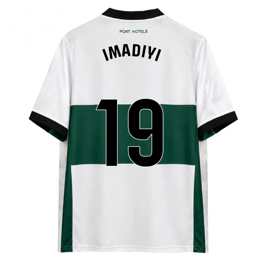 גברים כדורגל Ceri Imadiyi #19 ירוק לבן אדום ג'רזי ביתית 2026/27