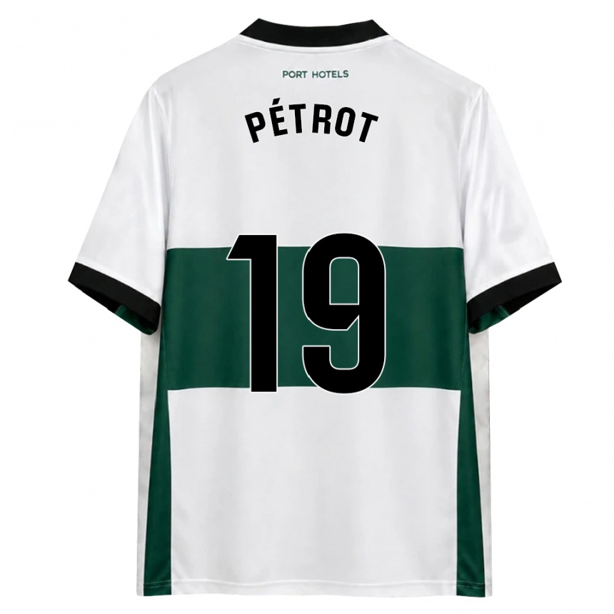 גברים כדורגל Léo Pétrot #19 ירוק לבן אדום ג'רזי ביתית 2026/27 גברים כדורגל Léo Pétrot #19 ירוק לבן אדום ג'רזי ביתית 2026/27