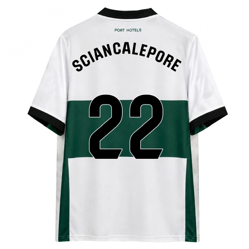 גברים כדורגל Mateo Sciancalepore #22 ירוק לבן אדום ג'רזי ביתית 2026/27