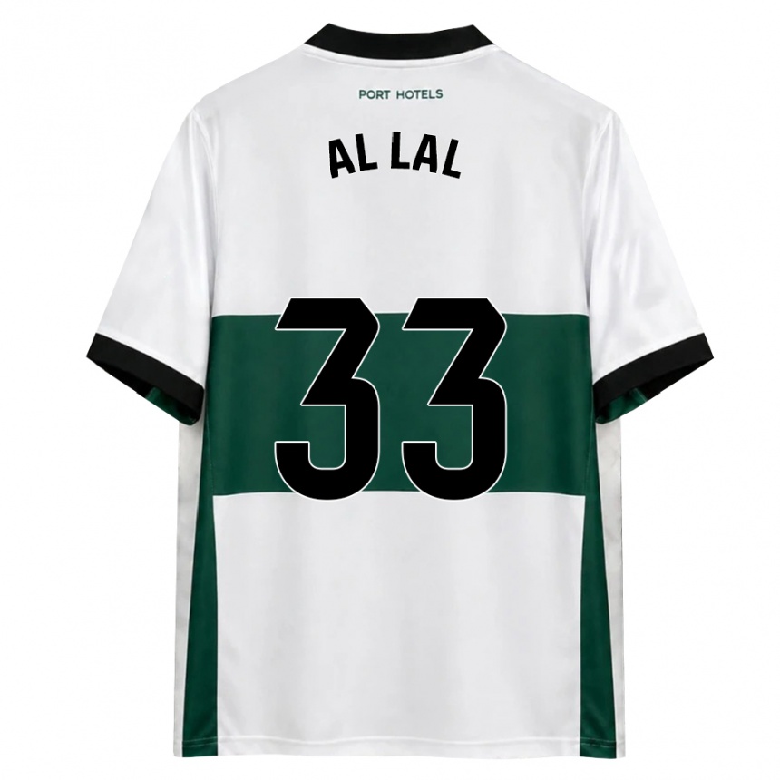גברים כדורגל Nordin Al Lal #33 ירוק לבן אדום ג'רזי ביתית 2026/27