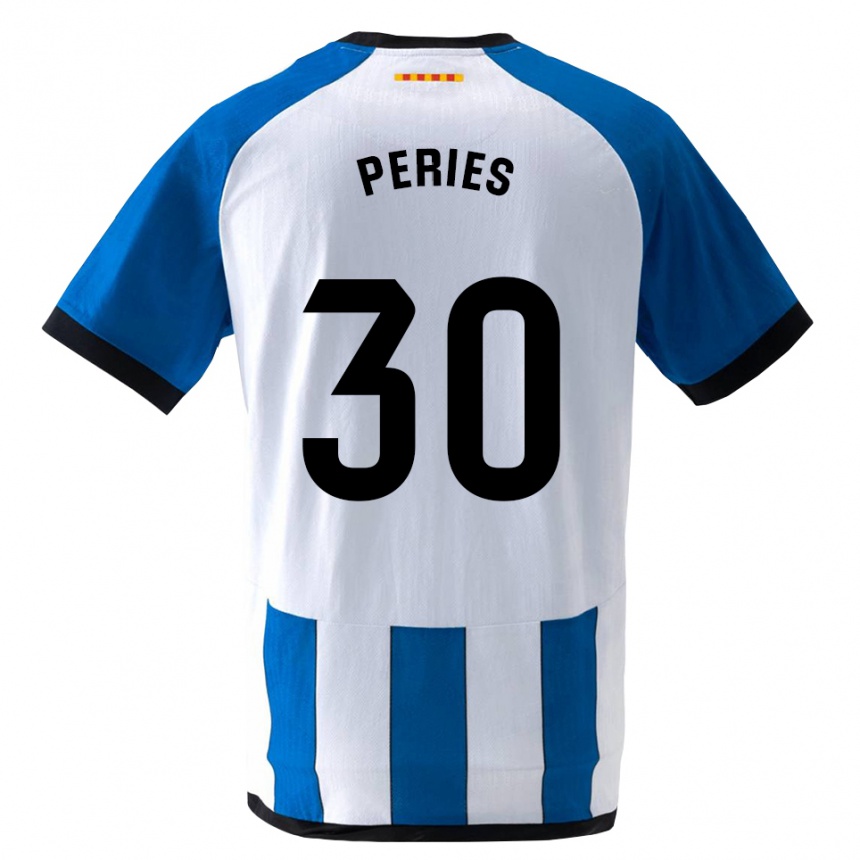 גברים כדורגל Jan Peries #30 כחול לבן מלכותי ג'רזי ביתית 2026/27