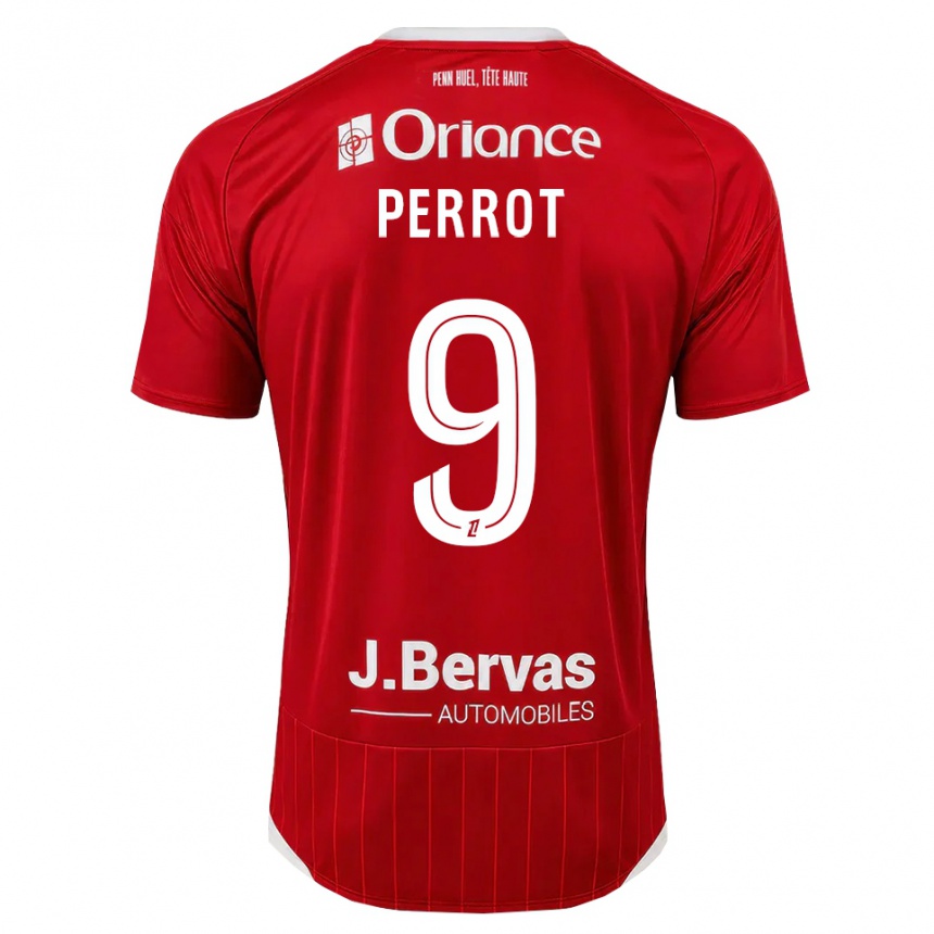 גברים כדורגל מאל פרו #9 לבן אדום ג'רזי ביתית 2026/27