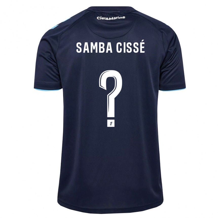 גברים כדורגל Papa Samba Cissé #0 כחול חצות תכלת ג'רזי ביתית 2026/27
