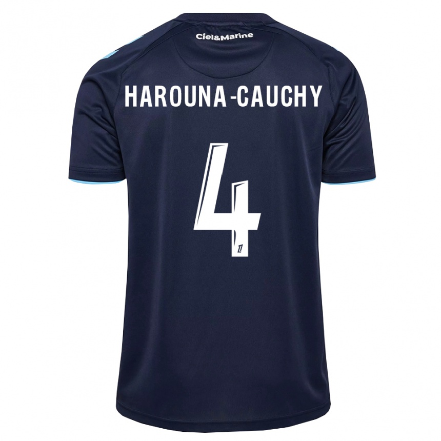 גברים כדורגל Yllian Harouna-Cauchy #4 כחול חצות תכלת ג'רזי ביתית 2026/27