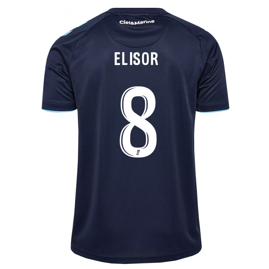 גברים כדורגל Salomé Elisor #8 כחול חצות תכלת ג'רזי ביתית 2026/27 גברים כדורגל Salomé Elisor #8 כחול חצות תכלת ג'רזי ביתית 2026/27