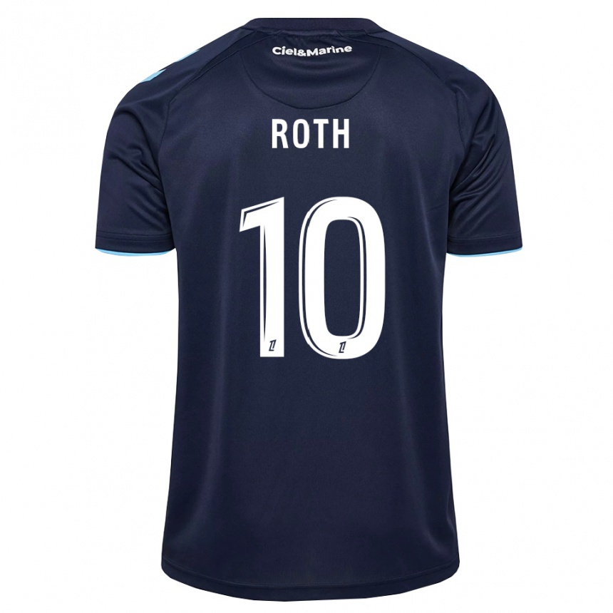גברים כדורגל Madeline Roth #10 כחול חצות תכלת ג'רזי ביתית 2026/27