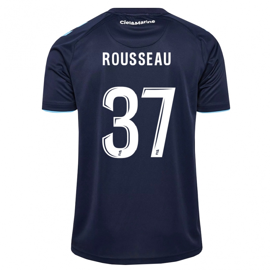 גברים כדורגל Thomas Rousseau #37 כחול חצות תכלת ג'רזי ביתית 2026/27 גברים כדורגל Thomas Rousseau #37 כחול חצות תכלת ג'רזי ביתית 2026/27
