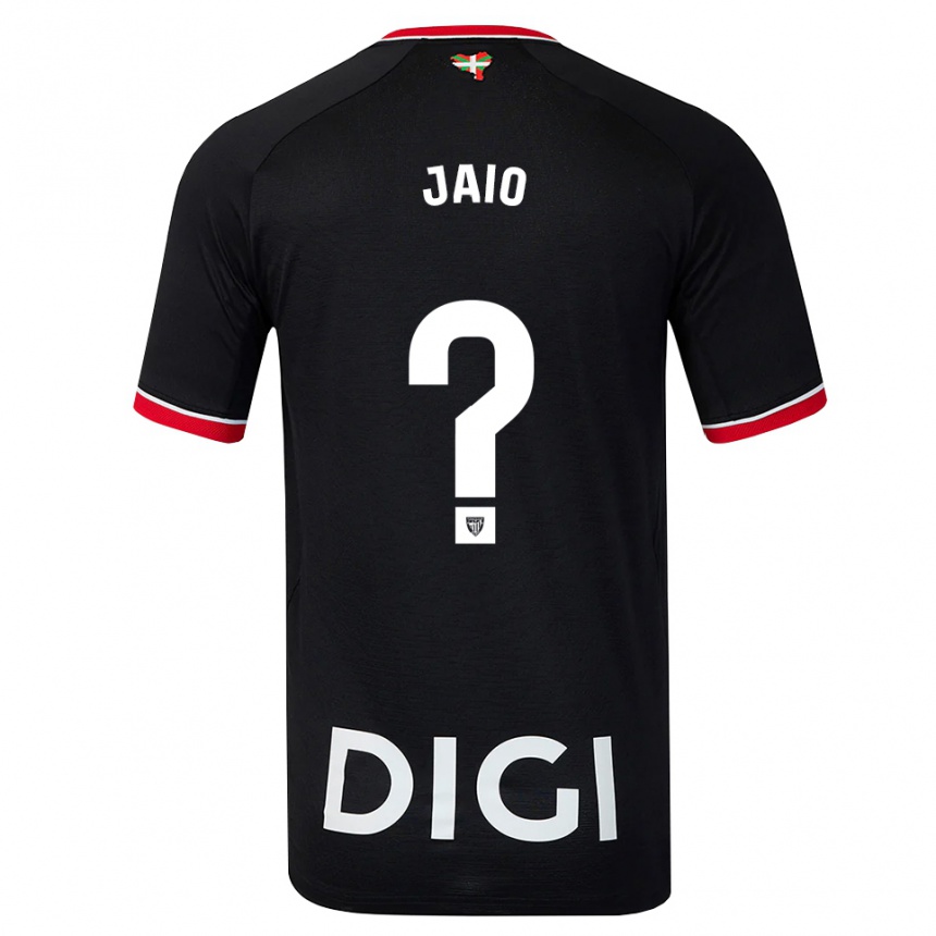גברים כדורגל Jaio #0 שחור לבן אדום הרחק ג'רזי 2026/27